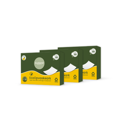 EcoOpvaskeark (80 opvaske per boks) Citron